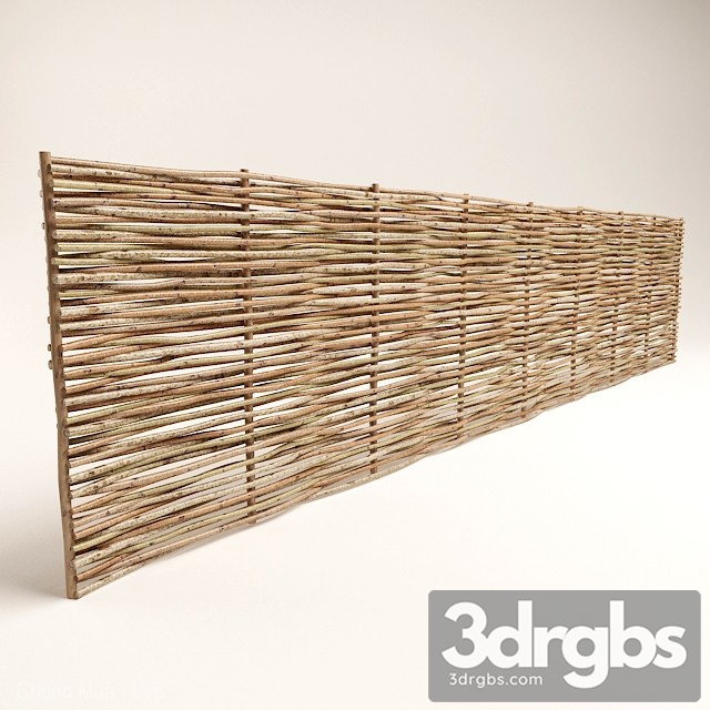 Wicker Fence 3dsmax Download - thumbnail 1