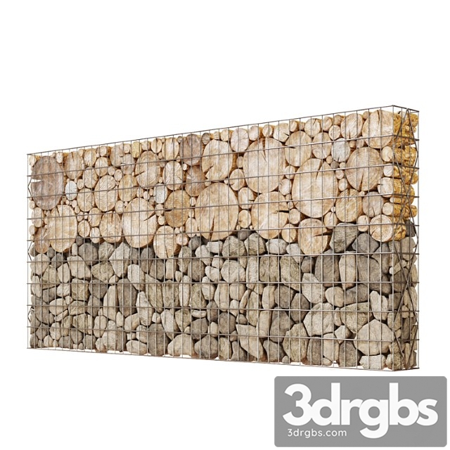 Wooden Gabion 1 3dsmax Download - thumbnail 1