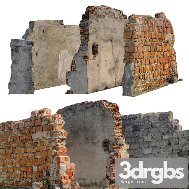 16 old walls 3dsmax Download - thumbnail 1