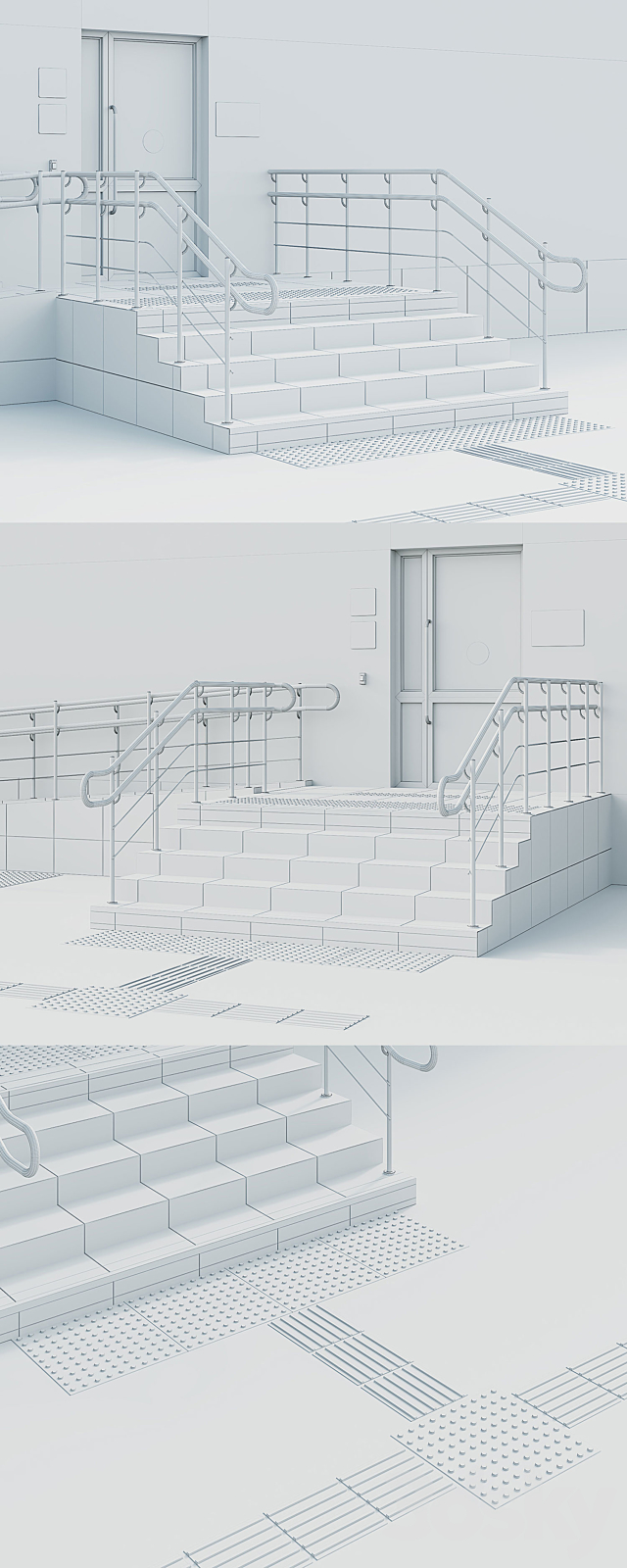 Adaptation of the entrance to the building for the disabled 3DSMax File - thumbnail 3