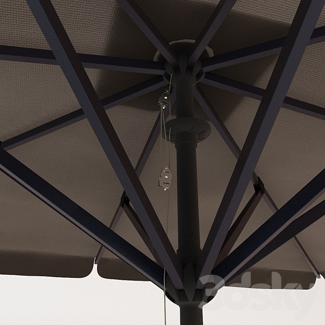 Aluminium patio umbrella GIDUS MADI T _ Umbrella GIDUS MADI T 3DSMax File - thumbnail 2