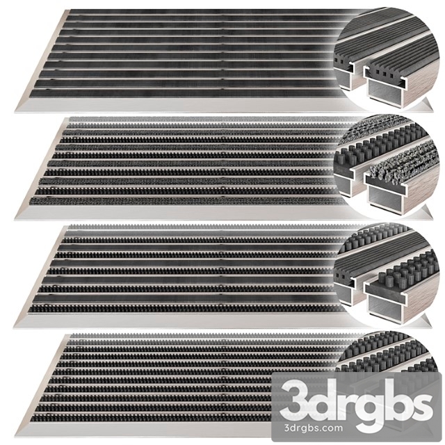 Aluminum dirt grates 3dsmax Download - thumbnail 1