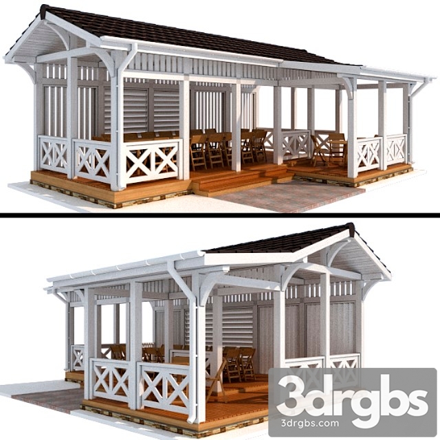 Arbor In A Modern Style 1 3dsmax Download - thumbnail 1