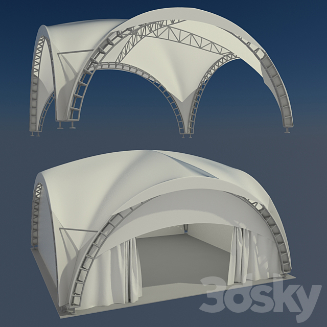 Awning “Dyuna” 3DSMax File - thumbnail 1