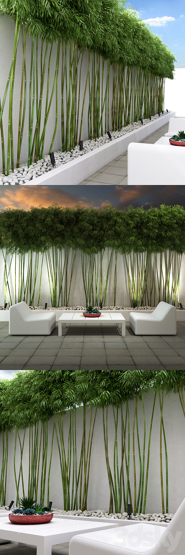 Bamboo wall 3DSMax File - thumbnail 2