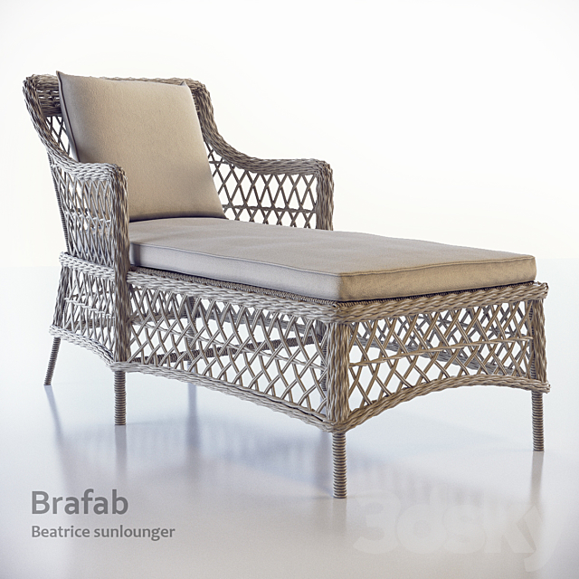 Beatrice sunlounger Brafab 3DSMax File - thumbnail 1