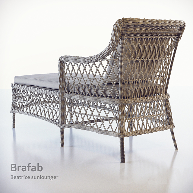 Beatrice sunlounger Brafab 3DSMax File - thumbnail 2