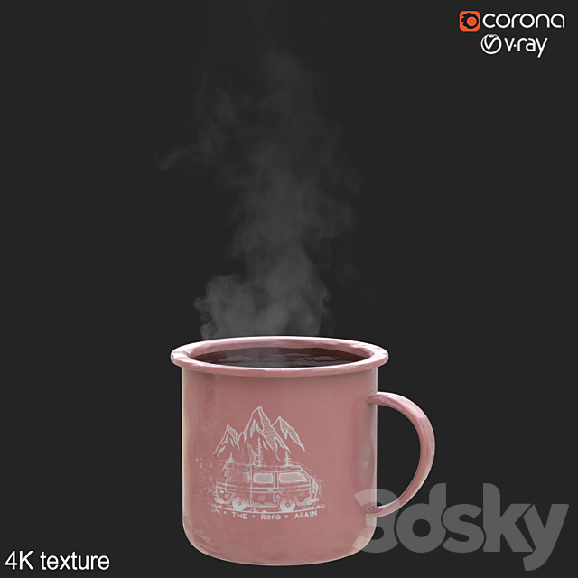 camping mug 001 3DSMax File - thumbnail 3