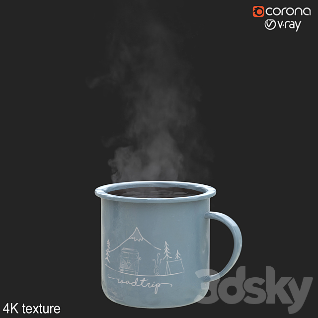 camping mug 001 3DSMax File - thumbnail 4