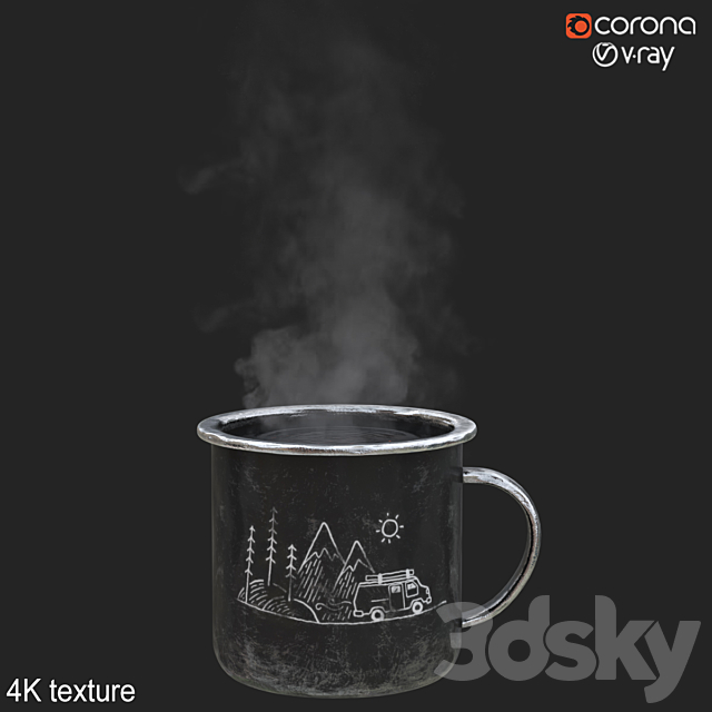 camping mug 001 3DSMax File - thumbnail 5