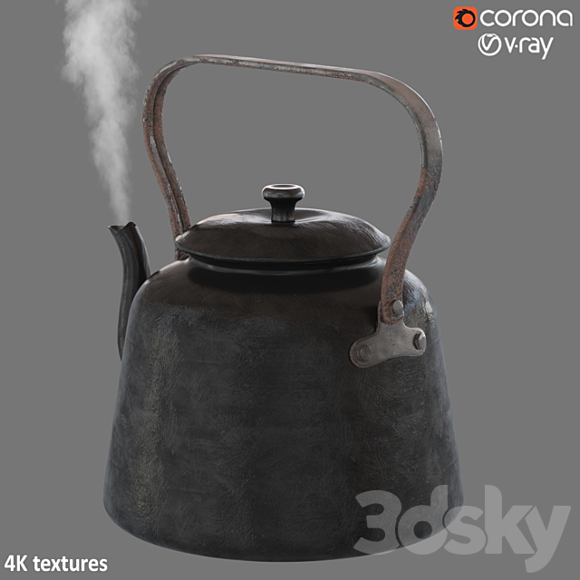 camping teapot 001 3DSMax File - thumbnail 1