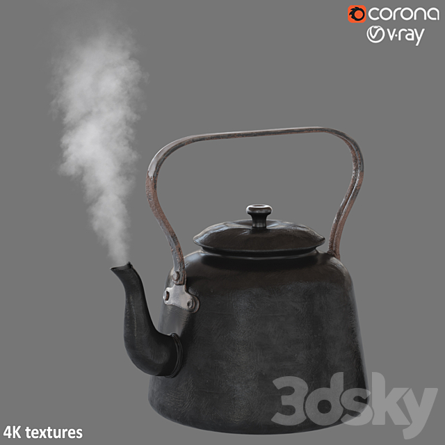 camping teapot 001 3DSMax File - thumbnail 2