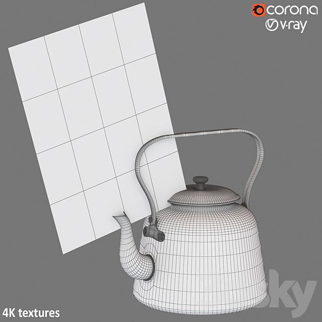 camping teapot 001 3DSMax File - thumbnail 4