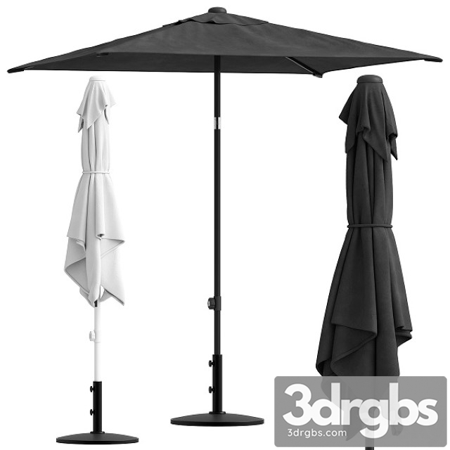 Coco Republic Outdoor Malibu Umbrella 3dsmax Download - thumbnail 1