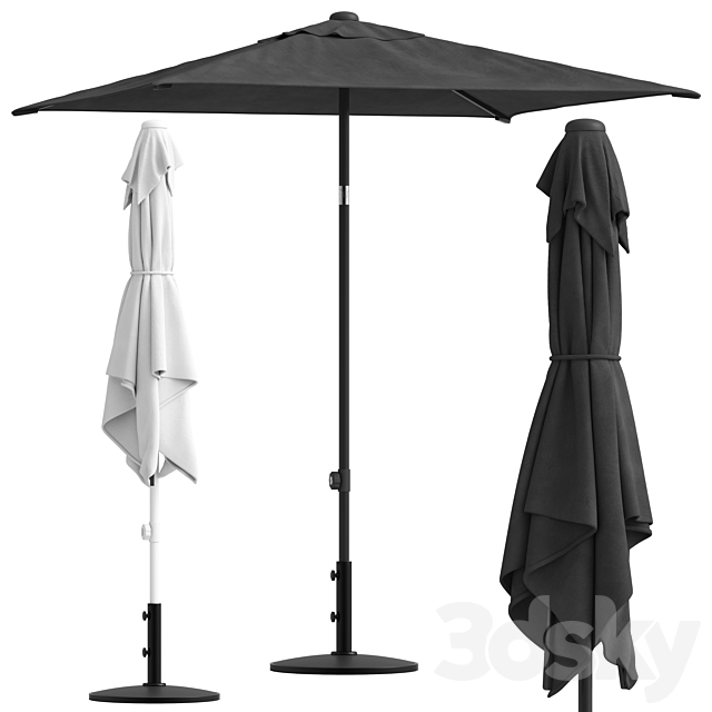 Coco Republic Outdoor Malibu Umbrella 3DSMax File - thumbnail 1