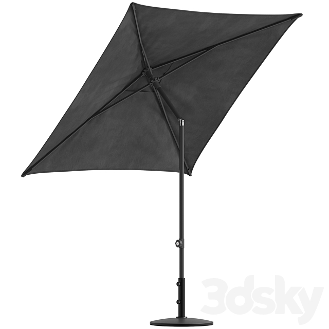 Coco Republic Outdoor Malibu Umbrella 3DSMax File - thumbnail 3