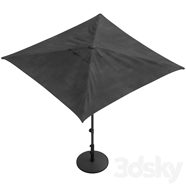 Coco Republic Outdoor Malibu Umbrella 3DSMax File - thumbnail 5