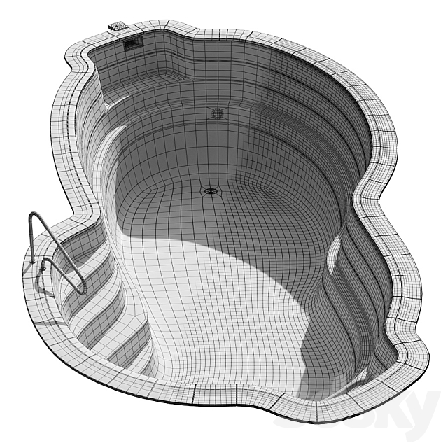 Composite Manhattan Pool 3ds Max - thumbnail 3