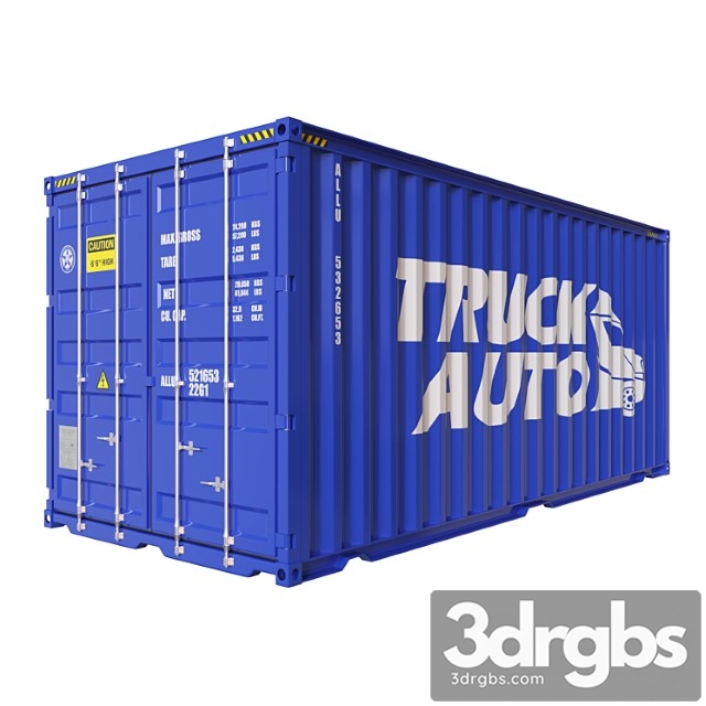 Container 20t 3dsmax Download - thumbnail 1