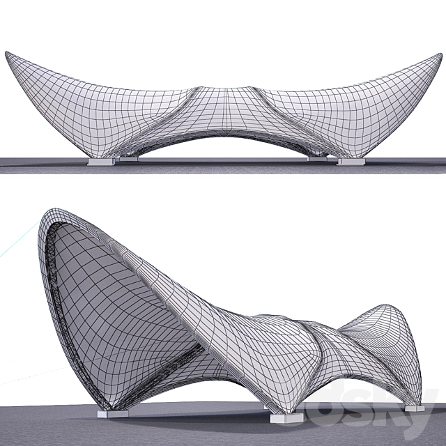 Espace duo tent 3DSMax File - thumbnail 3