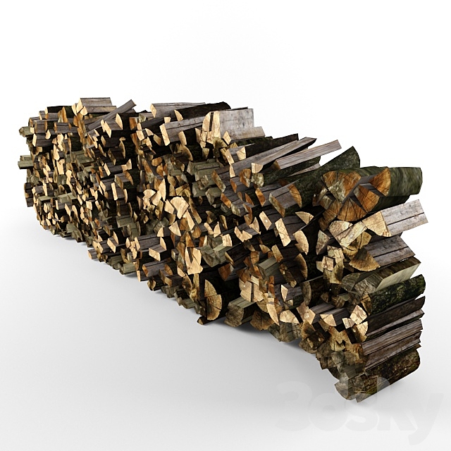 Firewood 3DSMax File - thumbnail 1