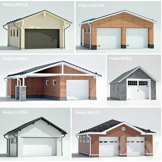 Garage Collection 3DSMax File - thumbnail 1