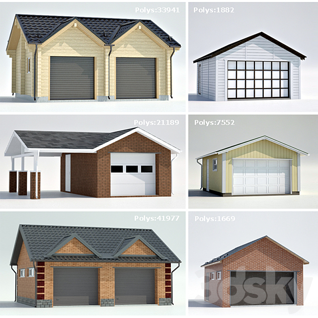 Garage Collection 3DSMax File - thumbnail 2