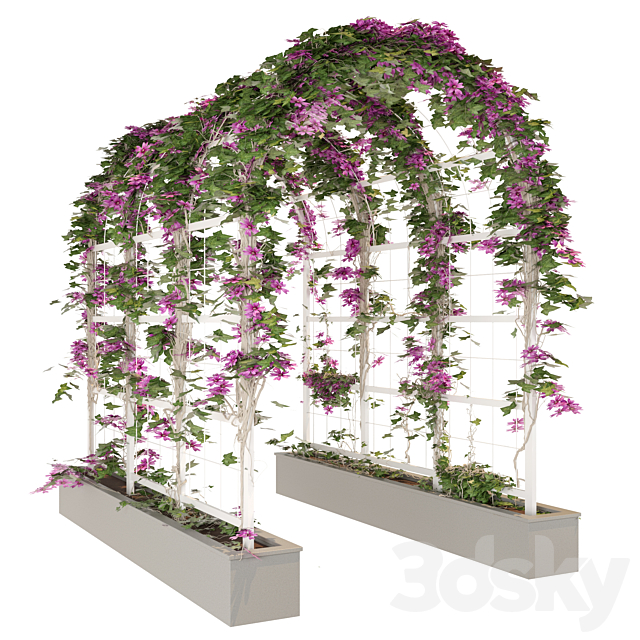 Garden arch 3ds Max - thumbnail 1