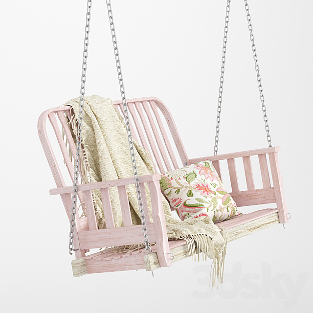 Garden swing 3ds Max - thumbnail 1