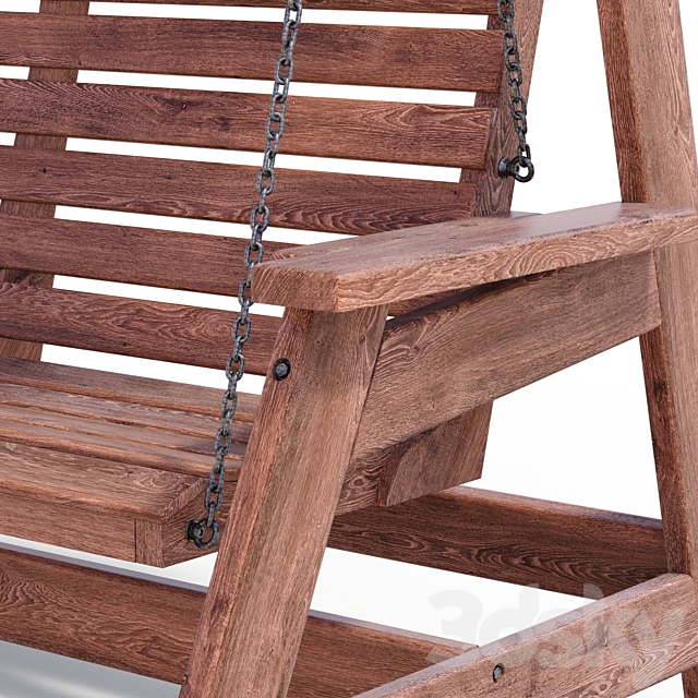 Garden swing “Charm” 3DSMax File - thumbnail 2