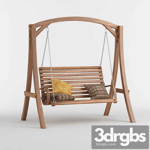 Garden Swing Marlette Outdoor 3dsmax Download - thumbnail 1