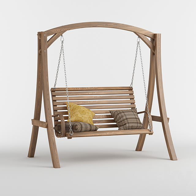 Garden swing Marlette Outdoor 3DSMax File - thumbnail 1