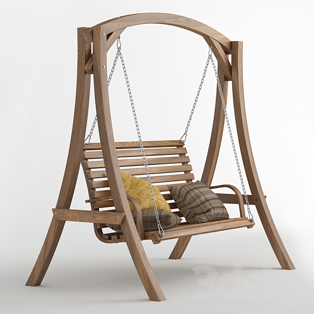 Garden swing Marlette Outdoor 3DSMax File - thumbnail 4