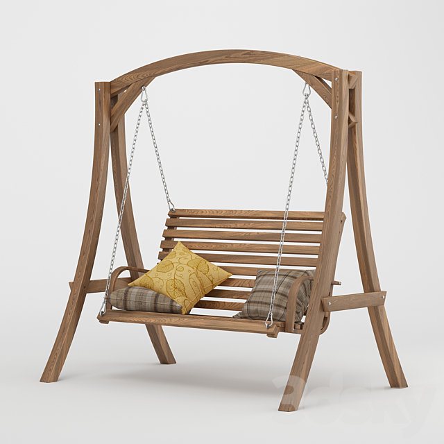 Garden swing Marlette Outdoor 3DSMax File - thumbnail 5