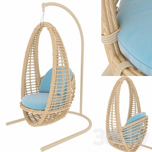 Garden swing Skylinedesign Occasionals HERI 3ds Max - thumbnail 1