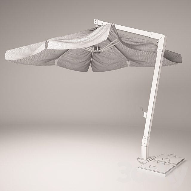 Garden umbrella 3DSMax File - thumbnail 2