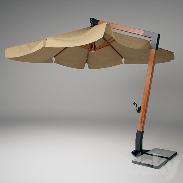 Garden umbrella 3DSMax File - thumbnail 3