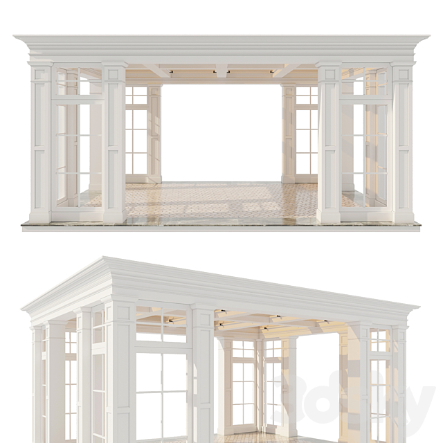 Gazebo 3DSMax File - thumbnail 1