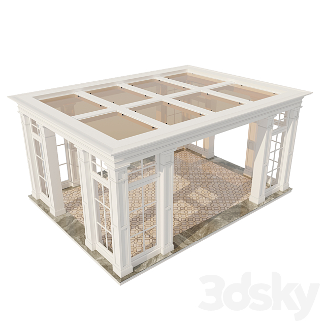 Gazebo 3DSMax File - thumbnail 2