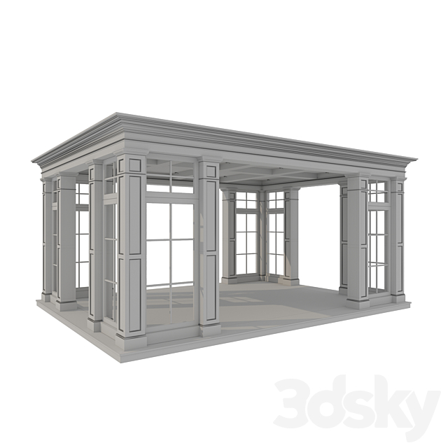 Gazebo 3DSMax File - thumbnail 3