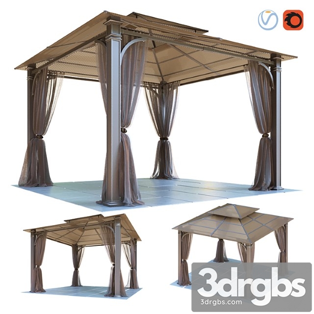 Gazebo 5 3dsmax Download - thumbnail 1