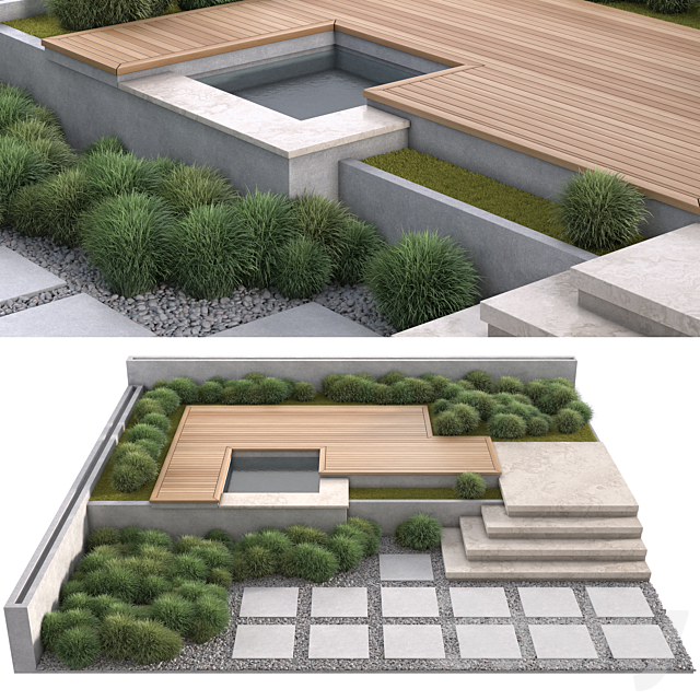 Green yard 3ds Max - thumbnail 1