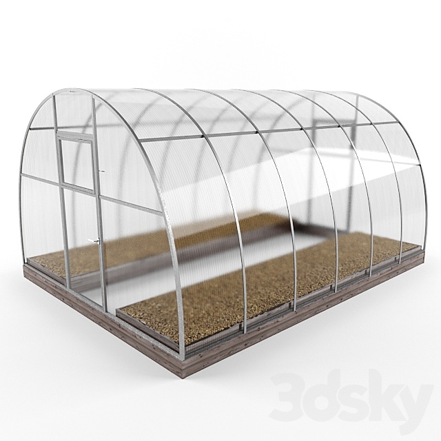 Greenhouses 3DSMax File - thumbnail 1