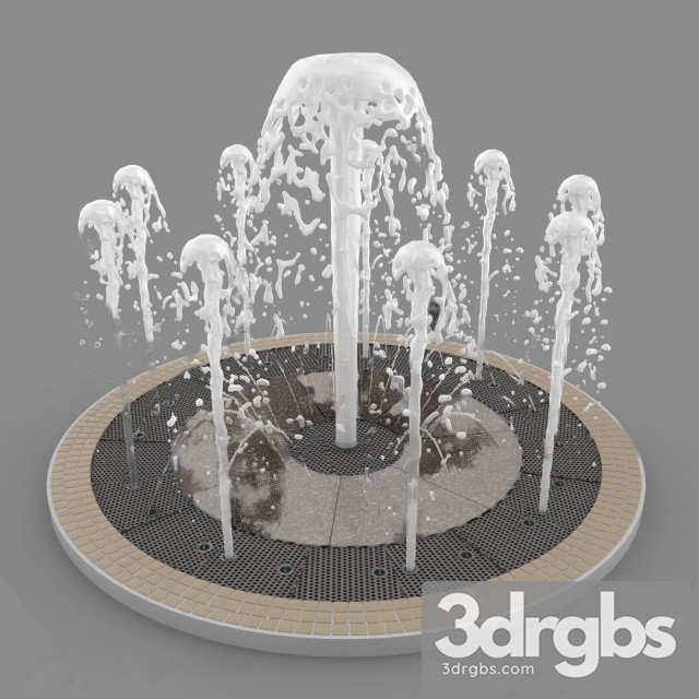 Ground Fountain 3dsmax Download - thumbnail 1