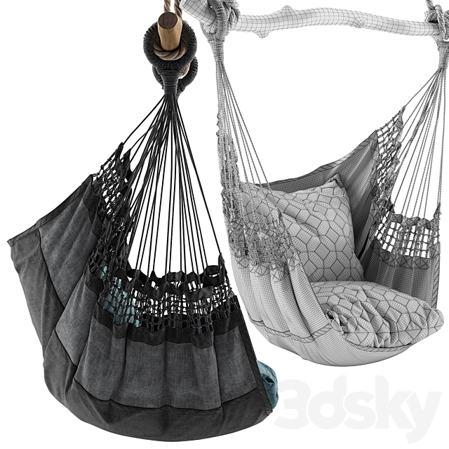 Hammock chair 3DSMax File - thumbnail 3