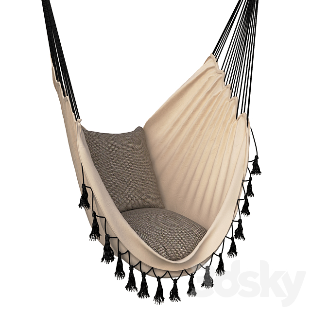 HAMMOCK Provincial White 14000CRM 3DSMax File - thumbnail 2