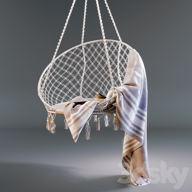 Hanging chair 3DSMax File - thumbnail 1