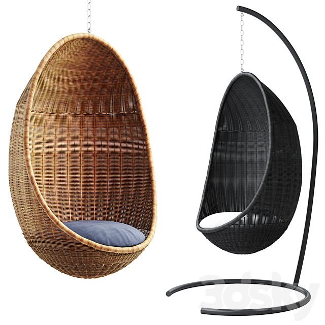 Hanging Egg Chair | Sika design 3ds Max - thumbnail 1