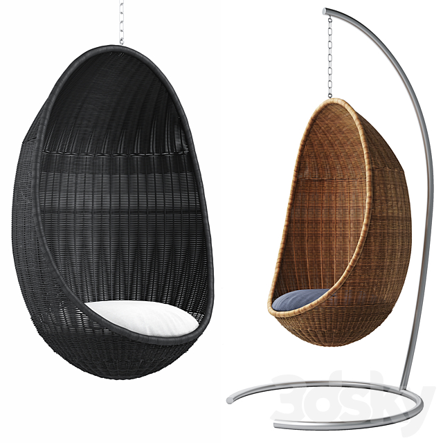 Hanging Egg Chair | Sika design 3ds Max - thumbnail 2