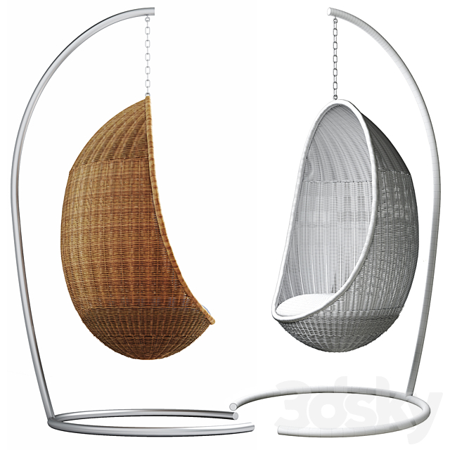 Hanging Egg Chair | Sika design 3ds Max - thumbnail 3